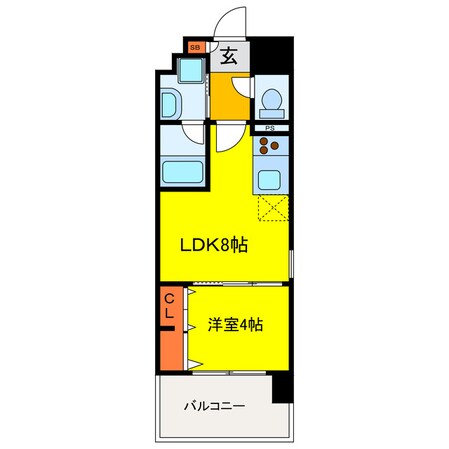 シャイニング福島離宮の物件間取画像